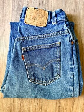 ✨ RARE Vintage 1991 Orange Tab Levi’s 604 Straight Leg W24 ✨